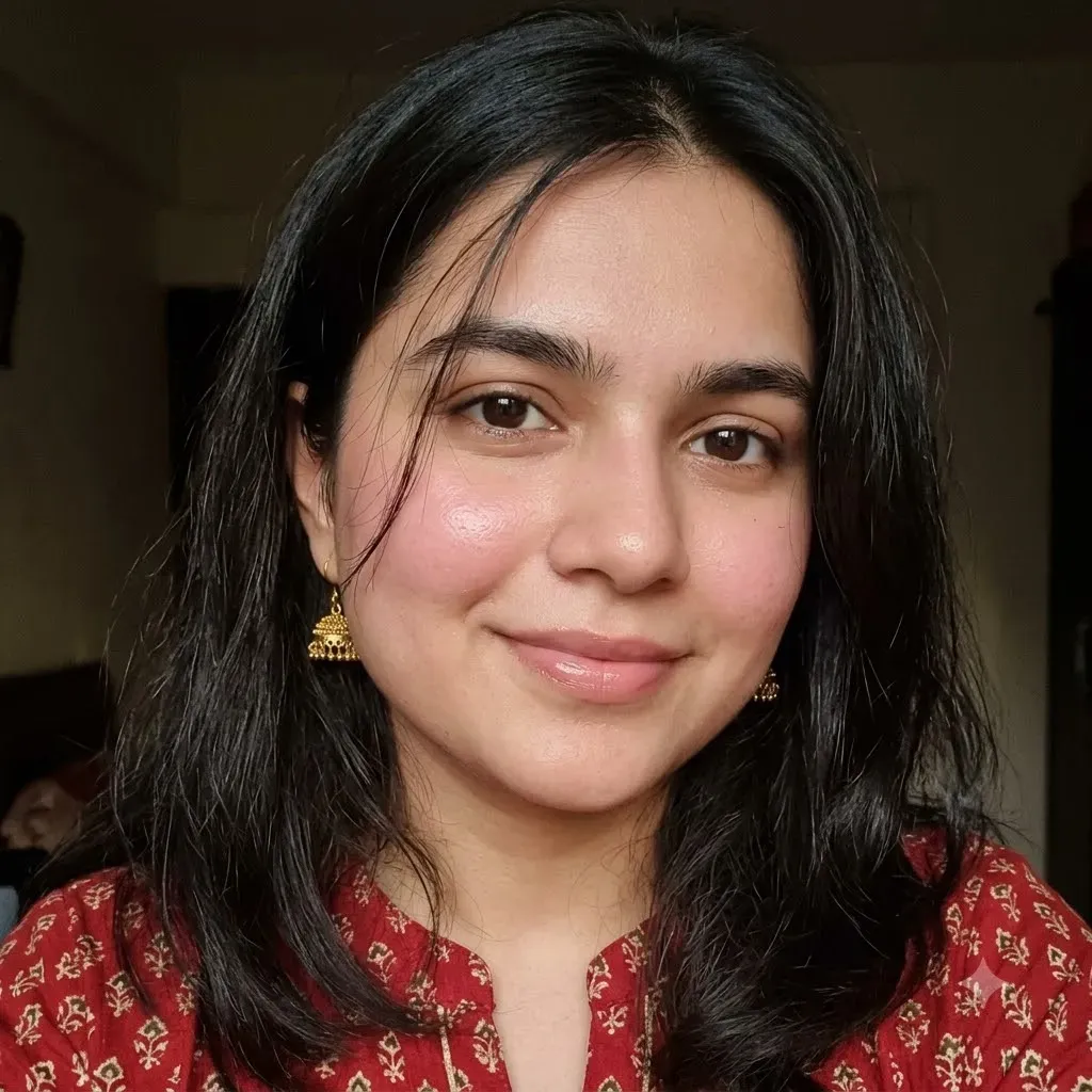 AI-generated image of Rutu, the virtual fashion creator from Thane